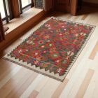 Chobi Kilim szőnyeg 154x102 kézi szövésű afgán gyapjú kilim