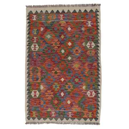 Chobi Kilim szőnyeg 154x102 kézi szövésű afgán gyapjú kilim