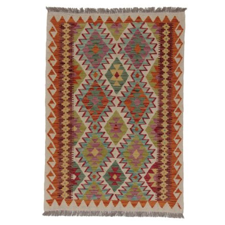 Kilim szőnyeg Chobi 145x103 kézi szövésű afgán gyapjú kilim
