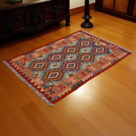 Chobi Kilim szőnyeg 146x101 kézi szövésű afgán gyapjú kilim