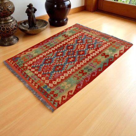 Kilim szőnyeg Chobi 154x110 kézi szövésű afgán gyapjú kilim