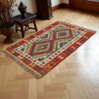 Chobi Kilim szőnyeg 166x101 kézi szövésű afgán gyapjú kilim