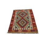 Chobi Kilim szőnyeg 166x101 kézi szövésű afgán gyapjú kilim