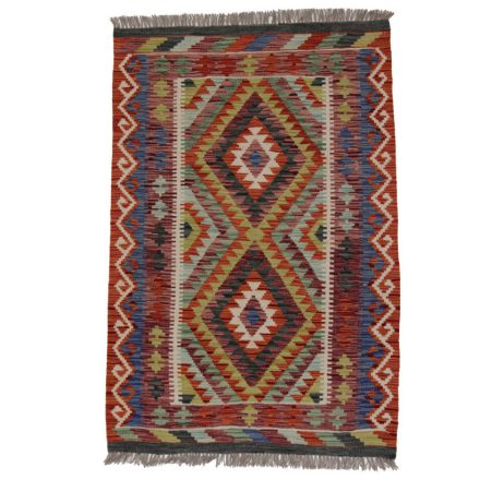 Chobi Kilim szőnyeg 152x100 kézi szövésű afgán gyapjú kilim