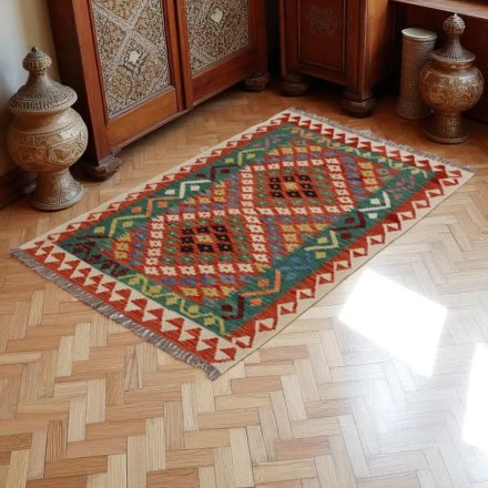 Kilim szőnyeg Chobi 148x99 kézi szövésű afgán gyapjú kilim
