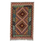 Kilim szőnyeg Chobi 148x99 kézi szövésű afgán gyapjú kilim