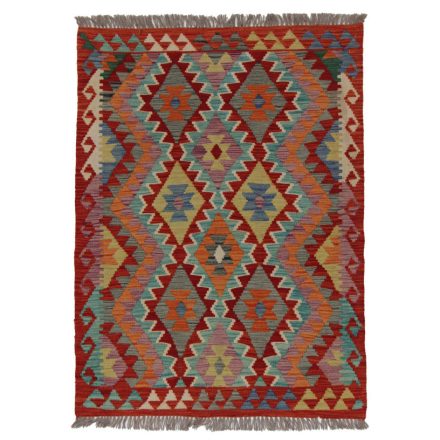 Kézi szövésű Kilim szőnyeg Chobi 138x103 afgán gyapjú kilim