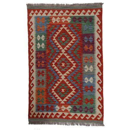 Kilim szőnyeg Chobi 152x98 kézi szövésű afgán gyapjú kilim