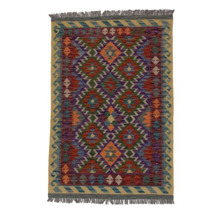 Chobi Kilim szőnyeg 150x110 kézi szövésű afgán gyapjú kilim