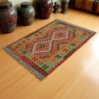 Kilim szőnyeg Chobi 144x98 kézi szövésű afgán gyapjú kilim