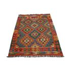 Chobi Kilim szőnyeg 144x102 kézi szövésű afgán gyapjú kilim