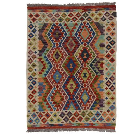 Chobi Kilim szőnyeg 144x105 kézi szövésű afgán gyapjú kilim