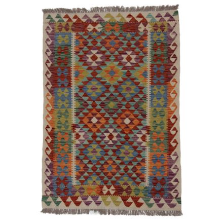 Chobi Kilim szőnyeg 150x103 kézi szövésű afgán gyapjú kilim