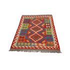 Kilim szőnyeg Chobi 148x100 kézi szövésű afgán gyapjú kilim