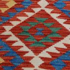 Kilim szőnyeg Chobi 148x100 kézi szövésű afgán gyapjú kilim