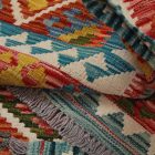Chobi Kilim szőnyeg 148x103 kézi szövésű afgán gyapjú kilim