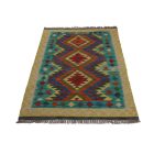 Kilim szőnyeg Chobi 144x97 kézi szövésű afgán gyapjú kilim