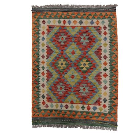 Kilim szőnyeg Chobi 143x105 kézi szövésű afgán gyapjú kilim