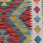Kilim szőnyeg Chobi 143x105 kézi szövésű afgán gyapjú kilim