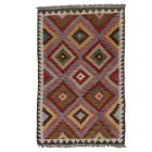 Kilim szőnyeg Chobi 156x102 kézi szövésű afgán gyapjú kilim