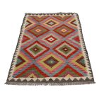 Kilim szőnyeg Chobi 156x102 kézi szövésű afgán gyapjú kilim