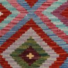 Kilim szőnyeg Chobi 156x102 kézi szövésű afgán gyapjú kilim