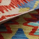 Kilim szőnyeg Chobi 145x103 kézi szövésű afgán gyapjú kilim