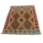 Chobi Kilim szőnyeg 157x103 kézi szövésű afgán gyapjú kilim