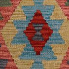 Chobi Kilim szőnyeg 157x103 kézi szövésű afgán gyapjú kilim