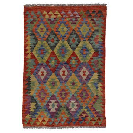 Chobi Kilim szőnyeg 150x102 kézi szövésű afgán gyapjú kilim