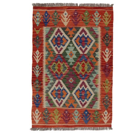 Kilim szőnyeg Chobi 144x97 kézi szövésű afgán gyapjú kilim