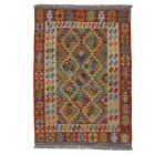 Kilim szőnyeg Chobi 154x110 kézi szövésű afgán gyapjú szőttes