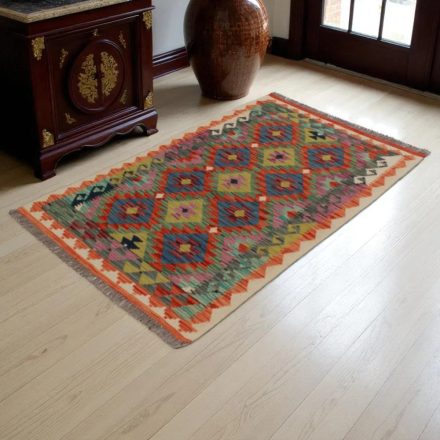 Etnikai Kilim szőnyeg Chobi 161x100 kézi szövésű afgán gyapjú kilim