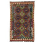 Etnikai Kilim szőnyeg Chobi 161x100 kézi szövésű afgán gyapjú kilim