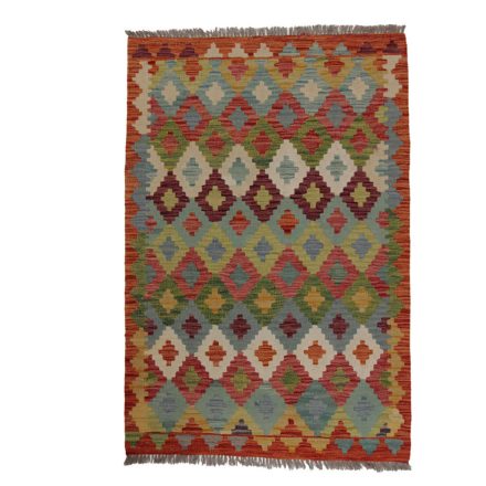 Chobi Kilim szőnyeg 150x102 kézi szövésű afgán gyapjú kilim