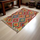 Etnikai Kilim szőnyeg Chobi 161x102 kézi szövésű afgán gyapjú kilim
