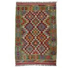 Chobi Kilim szőnyeg 148x104 kézi szövésű afgán gyapjú kilim