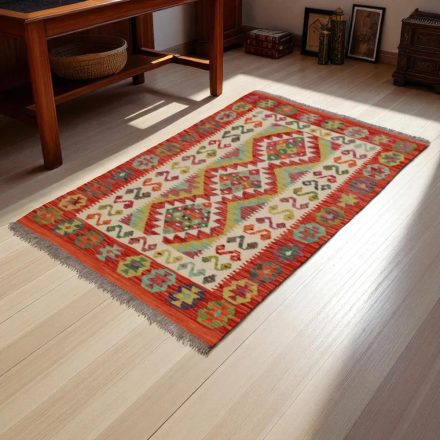 Kilim szőnyeg Chobi 150x98 kézi szövésű afgán gyapjú kilim