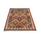 Kilim szőnyeg Chobi 145x103 kézi szövésű afgán gyapjú kilim