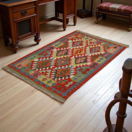 Kilim szőnyeg Chobi 153x103 kézi szövésű afgán gyapjú kilim