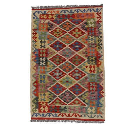 Kilim szőnyeg Chobi 155x104 kézi szövésű afgán gyapjú szőttes