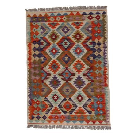 Chobi Kilim szőnyeg 146x103 kézi szövésű afgán gyapjú kilim