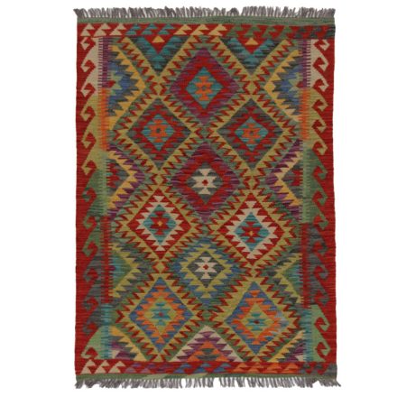 Chobi Kilim szőnyeg 148x104 kézi szövésű afgán gyapjú kilim