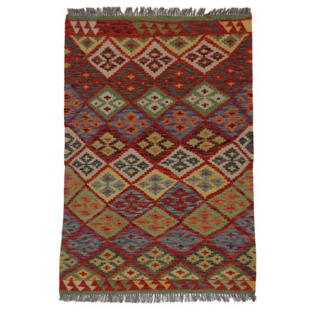 Chobi Kilim szőnyeg 154x103 kézi szövésű afgán gyapjú kilim