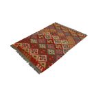 Chobi Kilim szőnyeg 154x103 kézi szövésű afgán gyapjú kilim