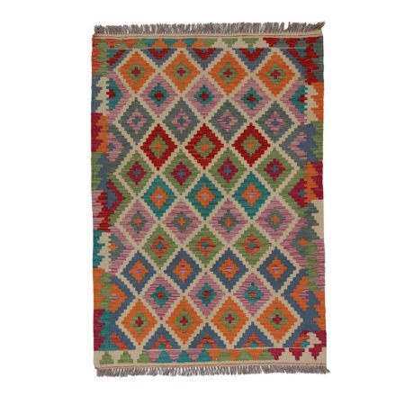 Chobi Kilim szőnyeg 154x104 kézi szövésű afgán gyapjú kilim