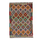 Chobi Kilim szőnyeg 154x104 kézi szövésű afgán gyapjú kilim