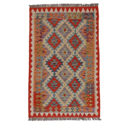 Kilim szőnyeg Chobi 152x96 kézi szövésű afgán gyapjú kilim