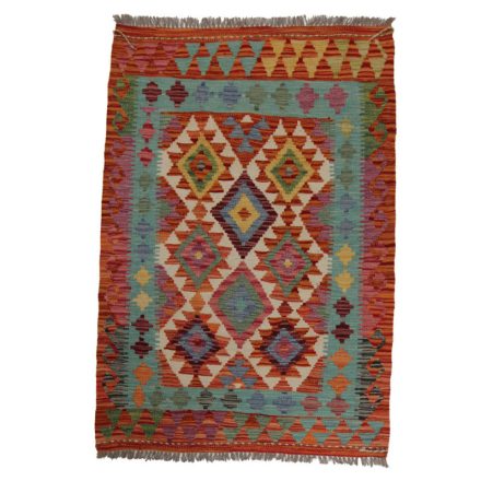 Kilim szőnyeg Chobi 144x98 kézi szövésű afgán gyapjú kilim