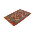 Kilim szőnyeg Chobi 144x98 kézi szövésű afgán gyapjú kilim
